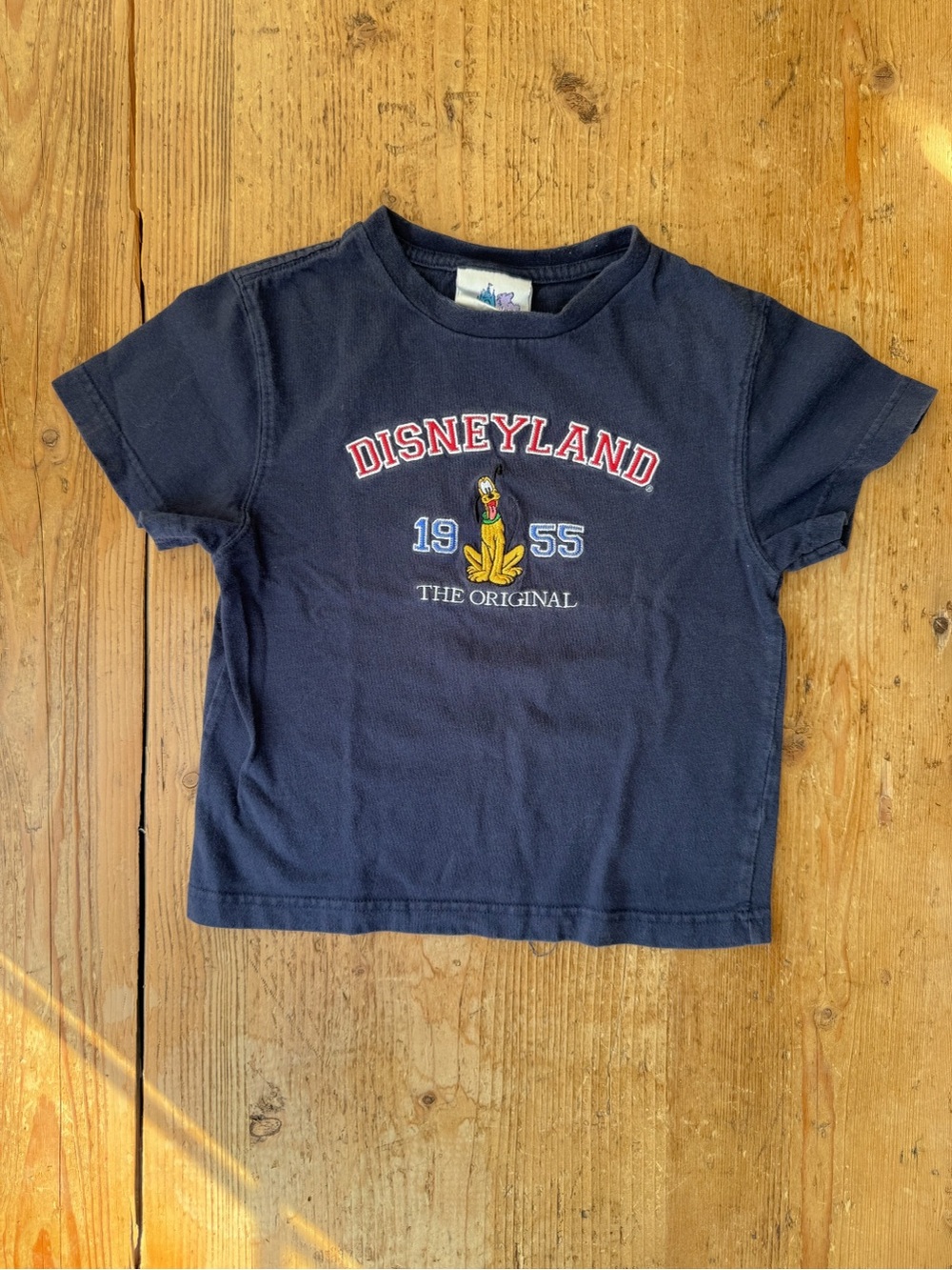 VTG Disney Navy Pluto Kids T-Shirt